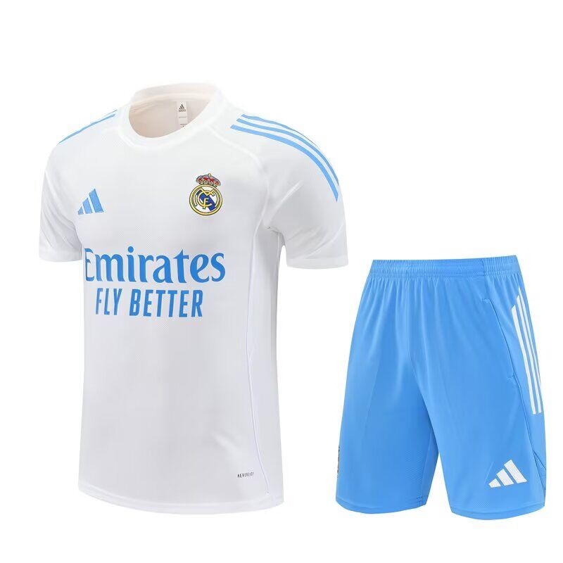 AAA Quality Real Madrid 25/26 White/Blue Training Kit